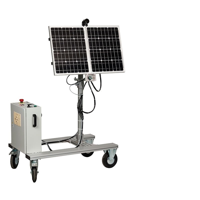 Tracker solar cu acumulatori