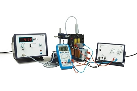 Efectul Hall in n- si p- germanium cu teslametru P2530102