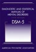 Diagnostic and Statistical Manual of Mental Disorders, Fifth Edition (DSM-5™)